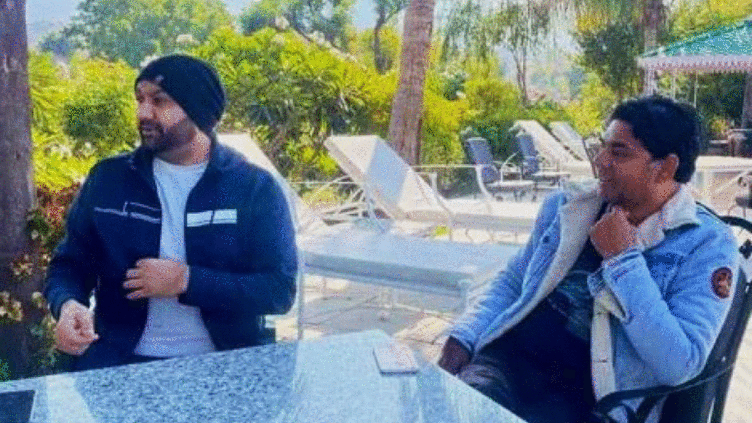 Celebrity Shows Lakhwinder Wadali with Mr. Bhupendra Rana the director of Event India a celebrity and event management company