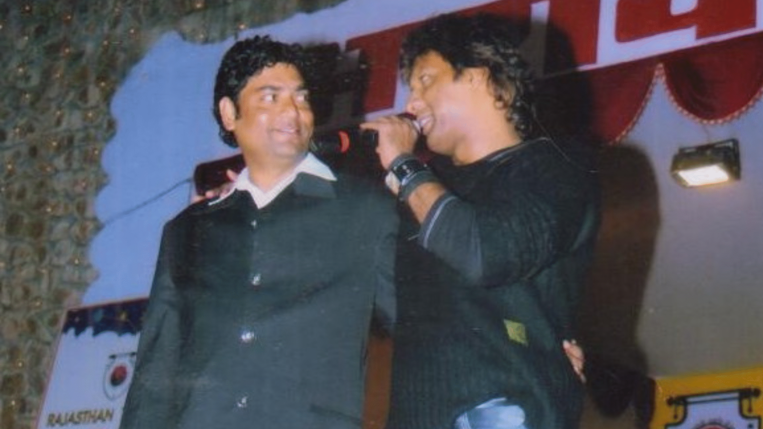 Celebrity Shows Vinod Rathod with Mr. Bhupendra Rana the director of Event India a celebrity and event management company